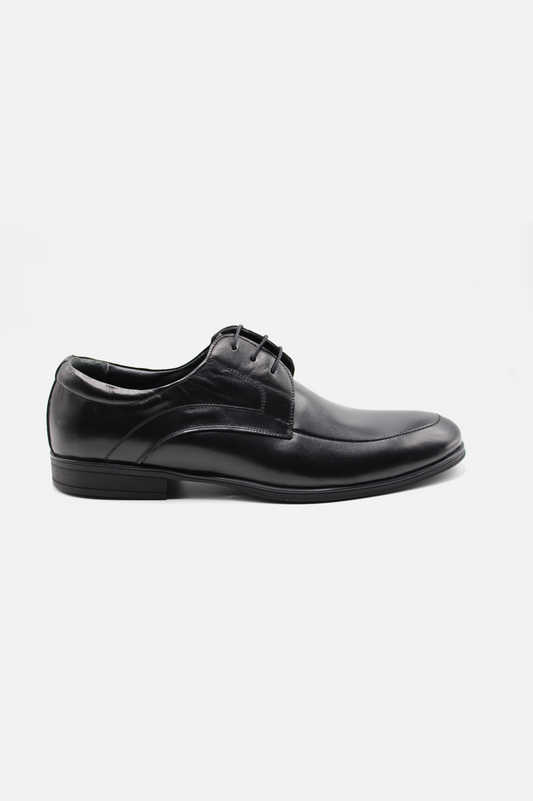 Classic Black Leather Oxford Shoes