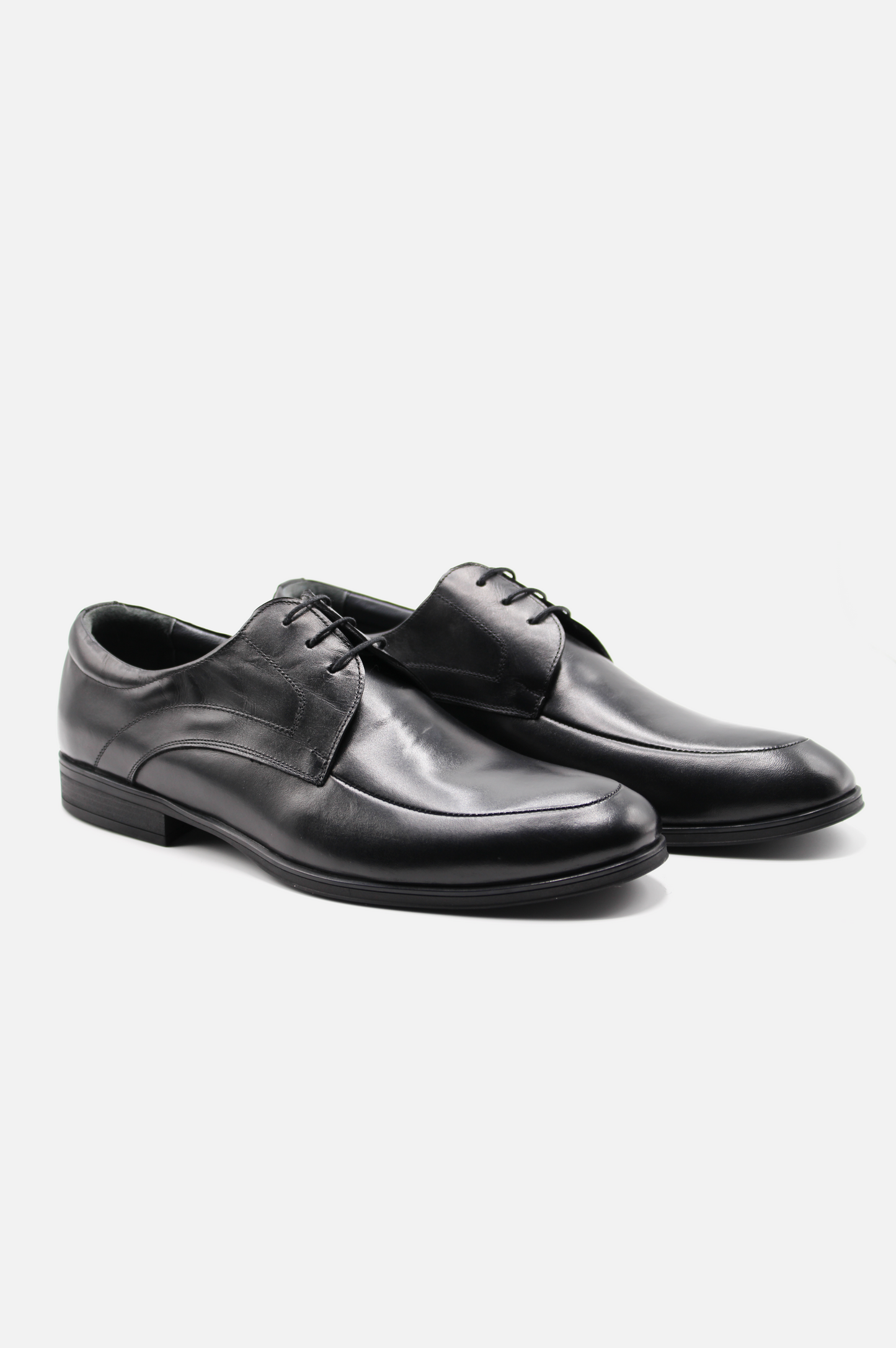 Classic Black Leather Oxford Shoes