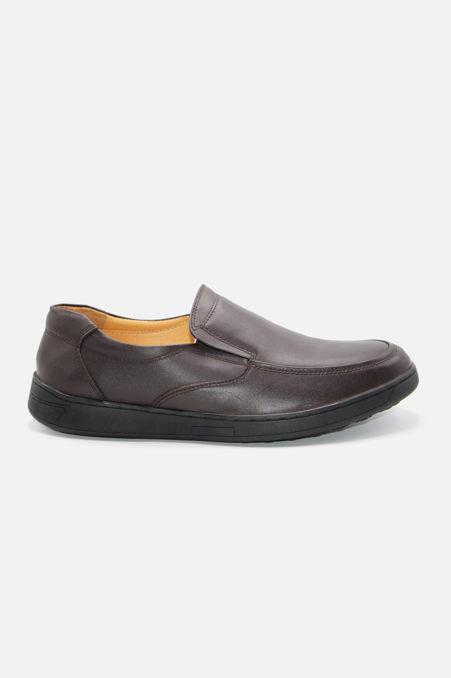 Brown Slip On Leather Shoes