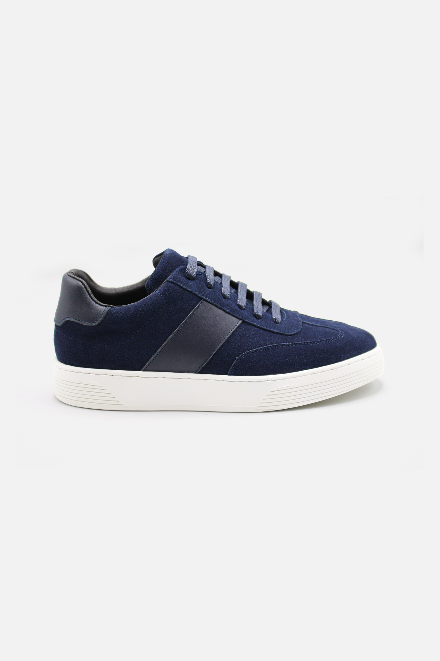 Navy Suede Sneakers