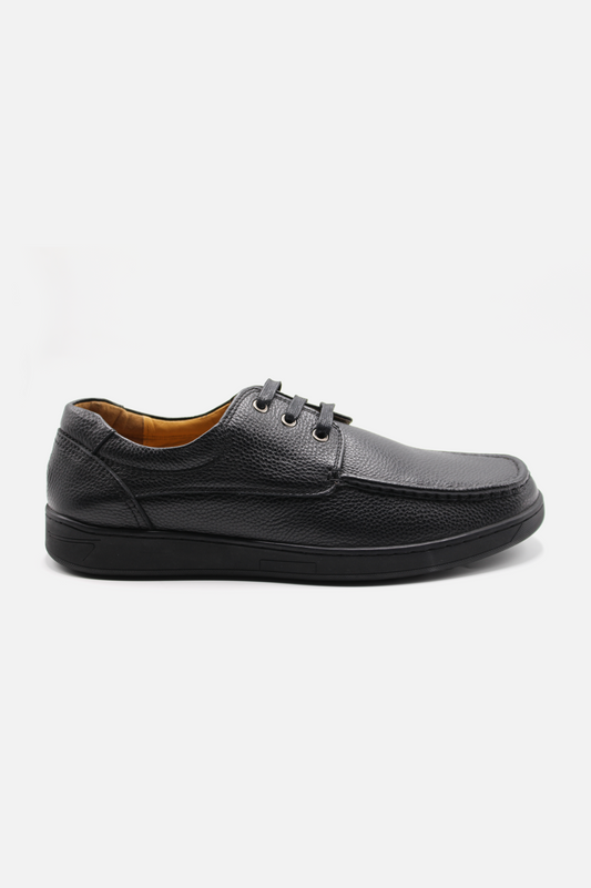 Black Leather Lace Up Shoes