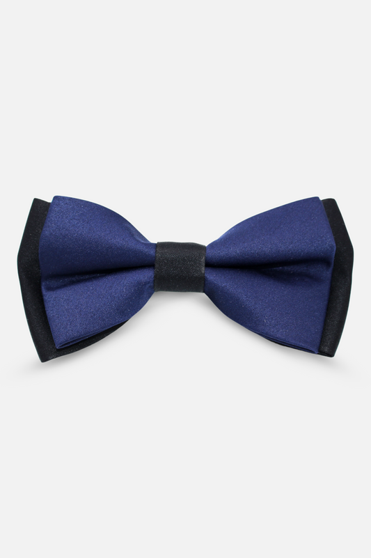 Blue and Black Bowtie