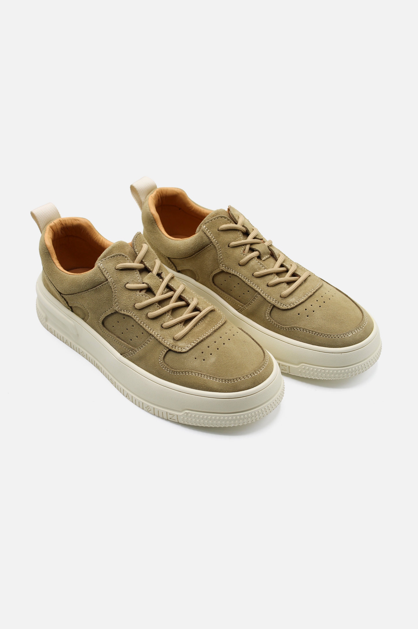 Classic Beige Suede Sneakers